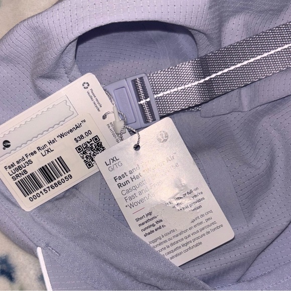 Lululemon Fast Free Running Hat WovenAir Lavender L/XL Lightweight Athletic NWT main image 6